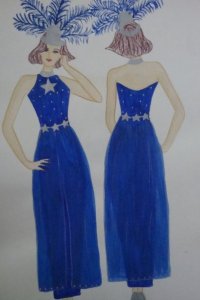 Carnival Queen (Thesis) sketch.