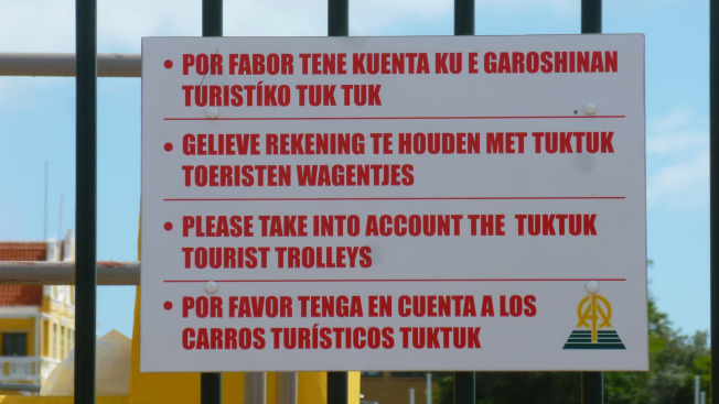 In case tourists dont speak english