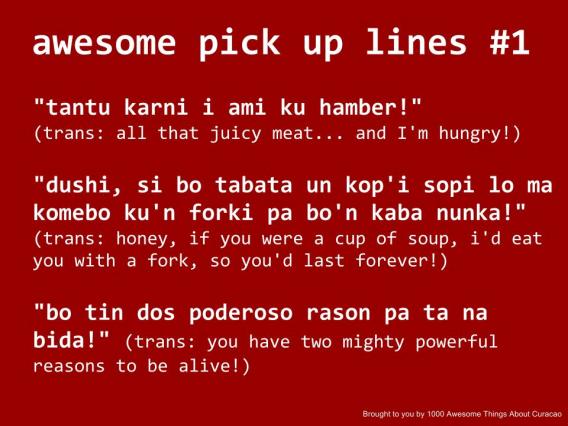 Pick Up Lines Part 1