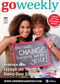 Deva-Dee and Lysa on the cover of Go Weekly magazine.
