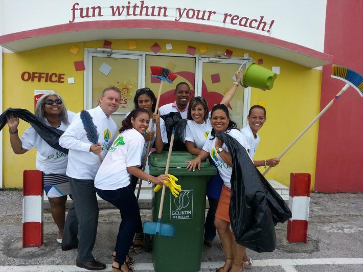 The Fun Miles team got really into it.