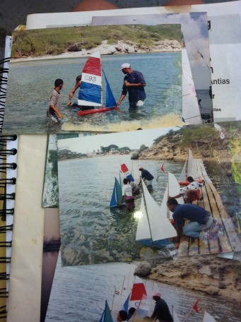 Sami Sail in Curacao, way back (photos from Ibi's scrapbook archives)