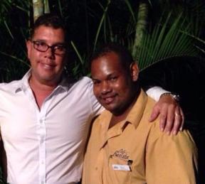 Cedric and one of his employees, Chris van Aanholt. Chris writes: 